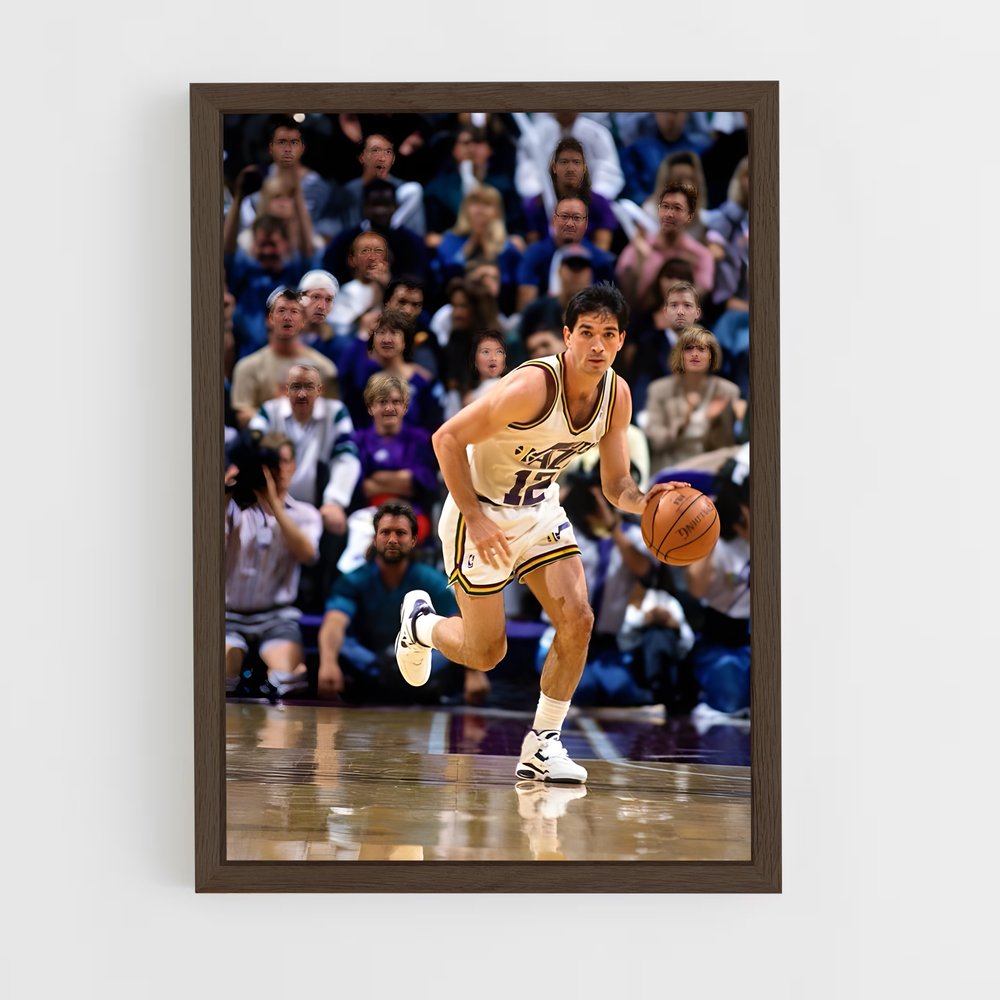 Poster John stockton meneur – affiche Basketball (vue 5)